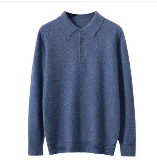 Cashmere Knit Polo