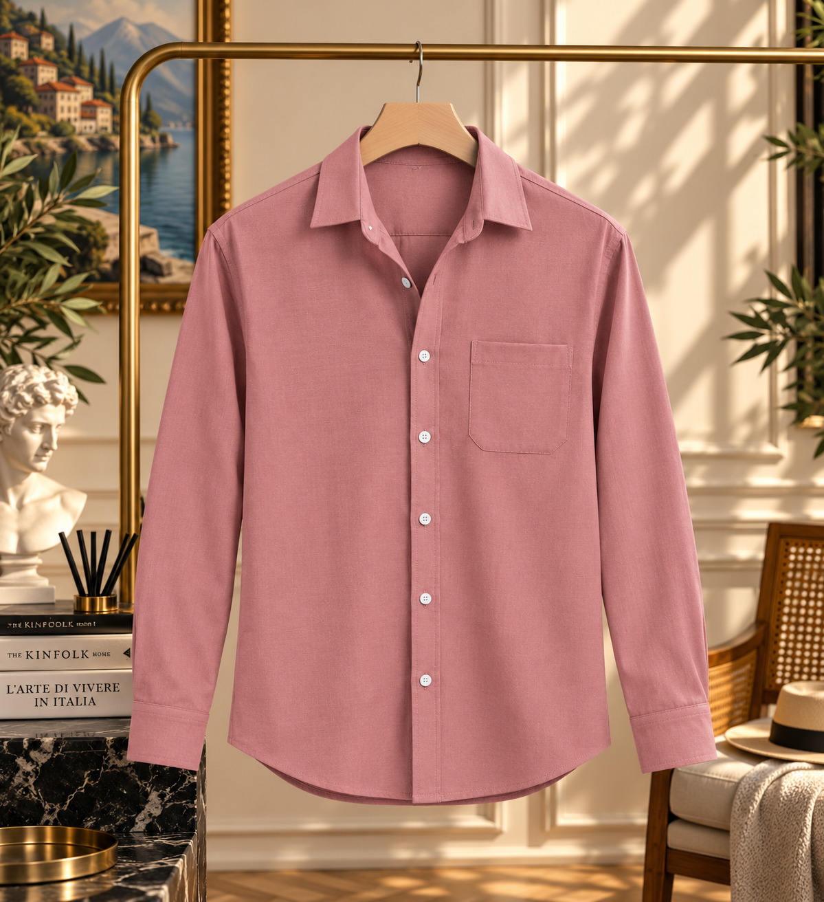 Oxford Cotton-Blend Shirt