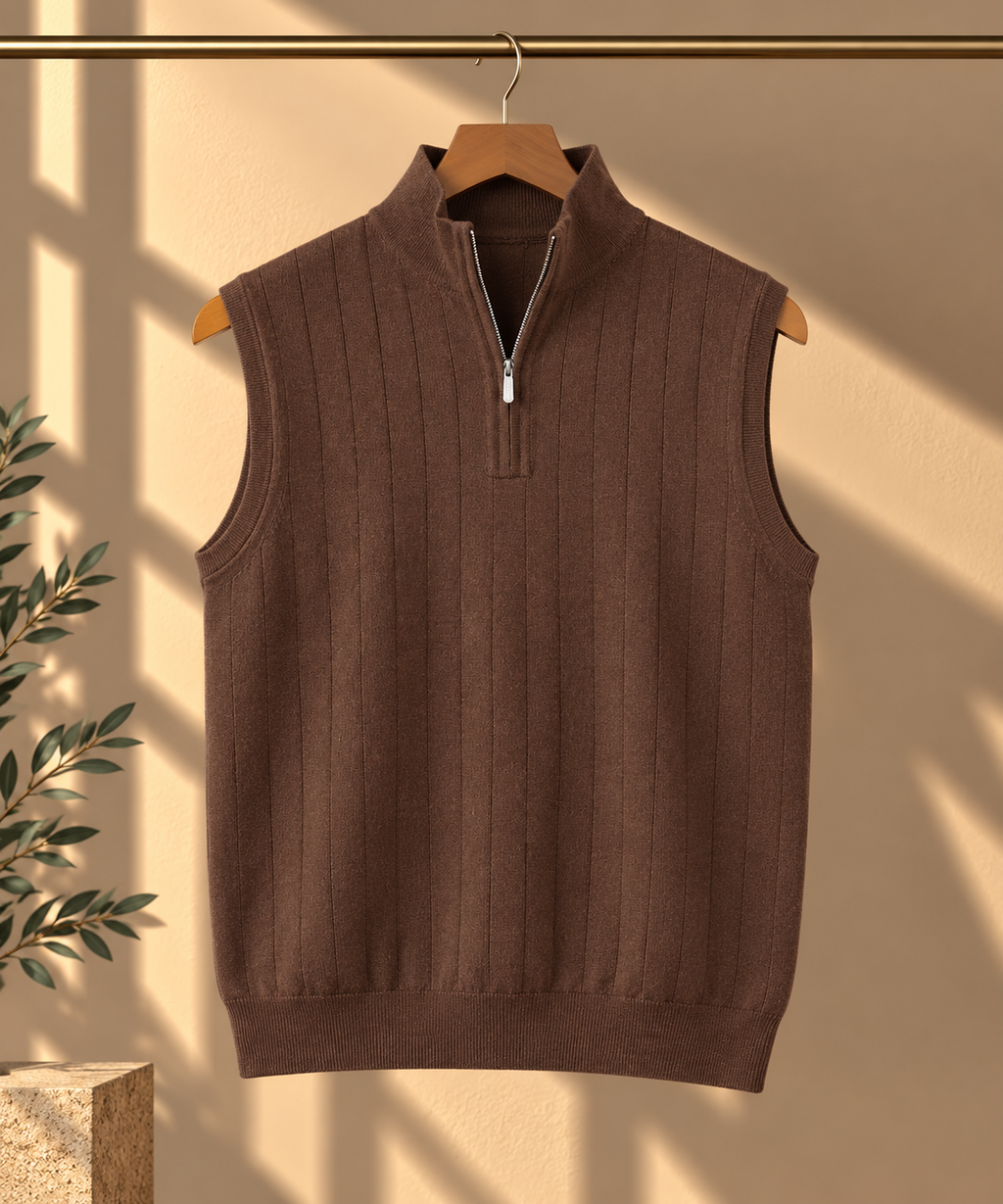 Knitted Golf Sweater Vest