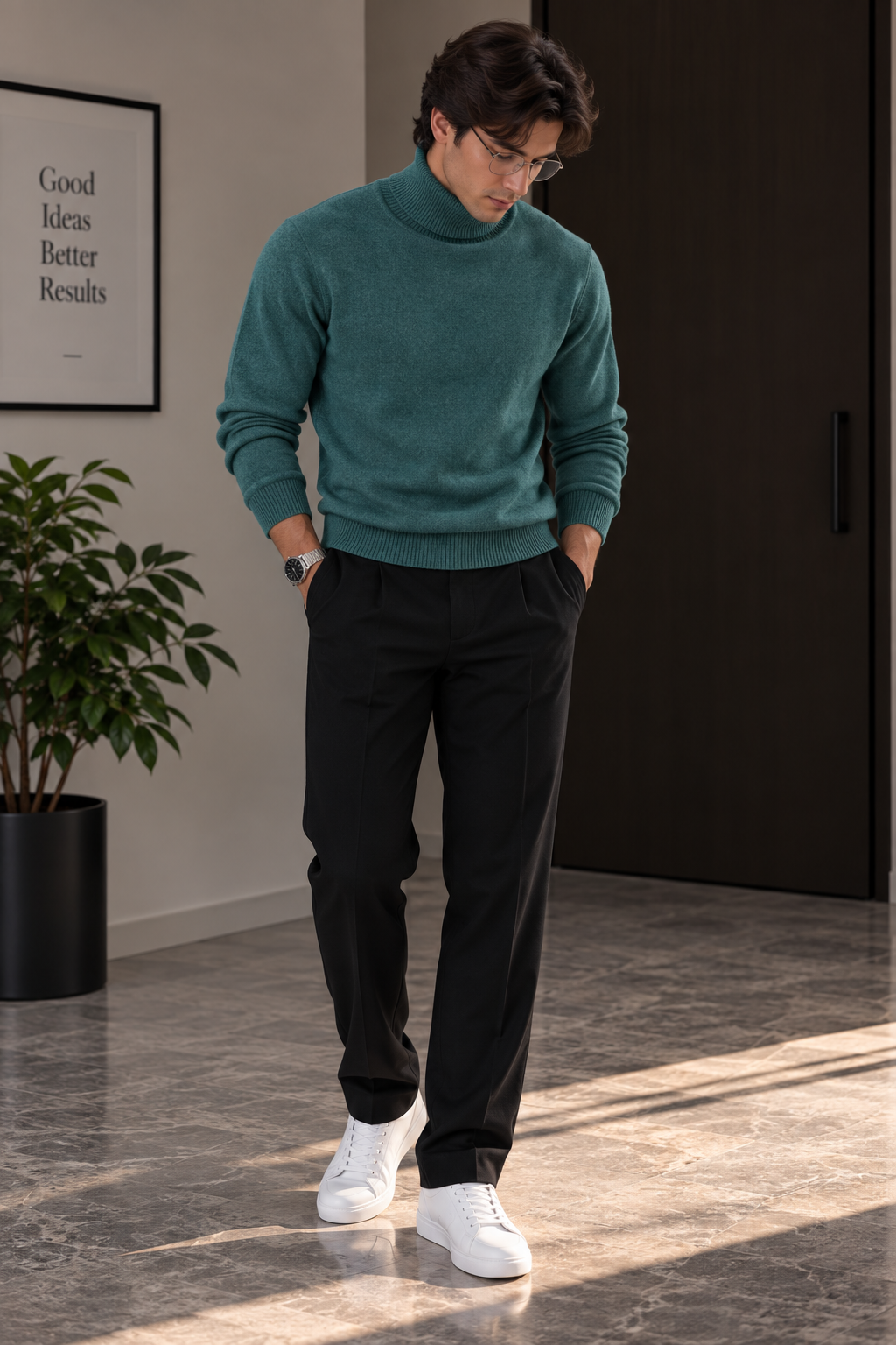 Men's Stylish Thick Knit Sweater