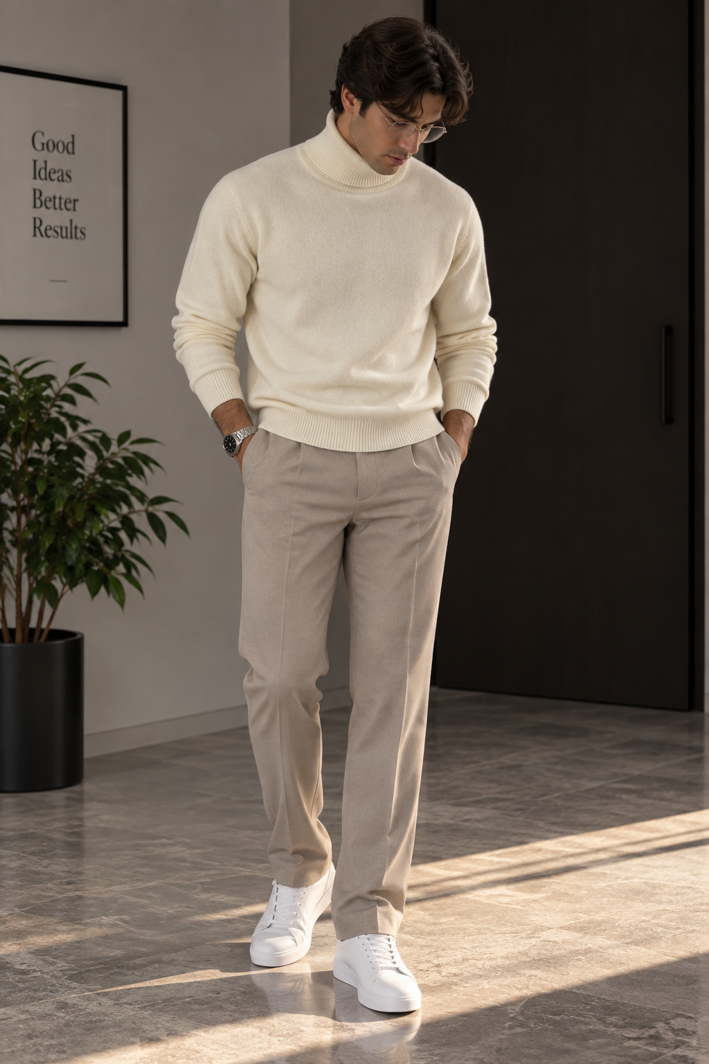Men's Stylish Thick Knit Sweater