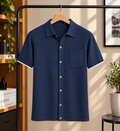 Ribbed Knit Vacation Shirt