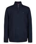 Boys' Quarter-Zip Sweater — Navy