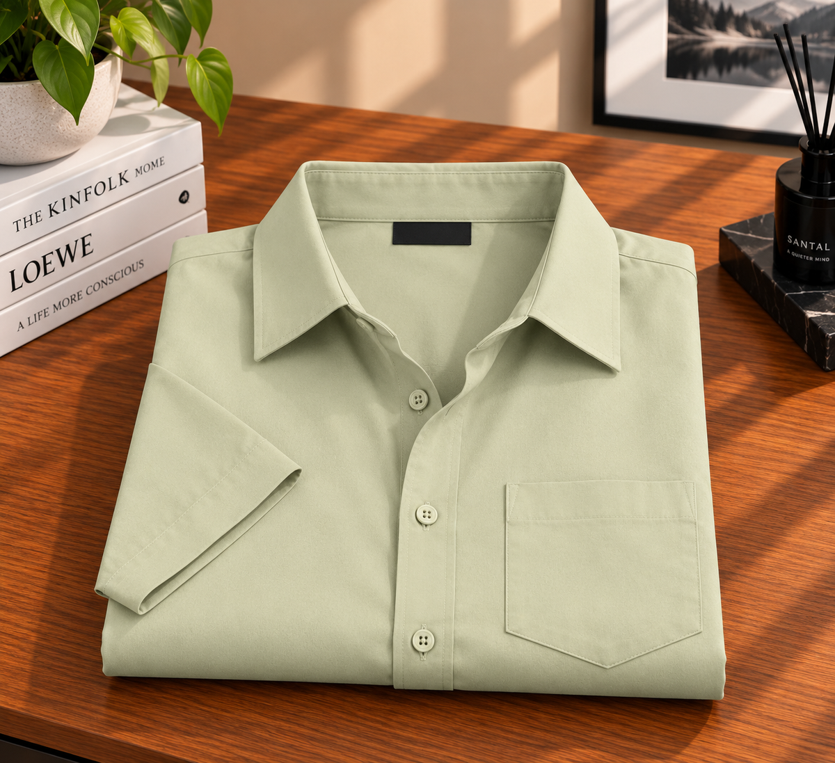 Wrinkle-Free Athletic Dress Shirt