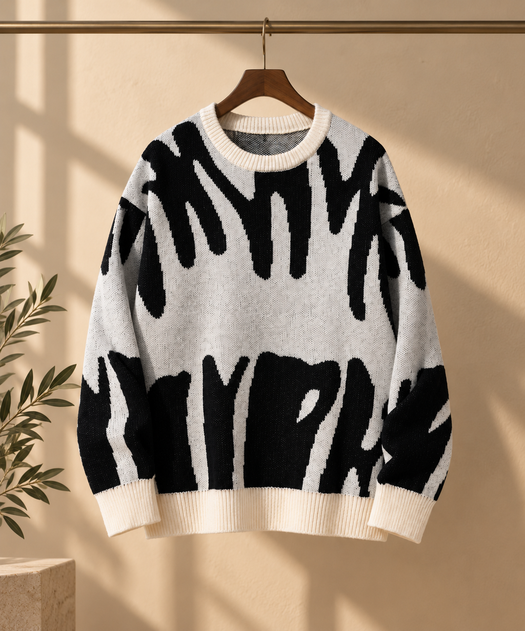 Men's Classic Round Neck Knit Sweater