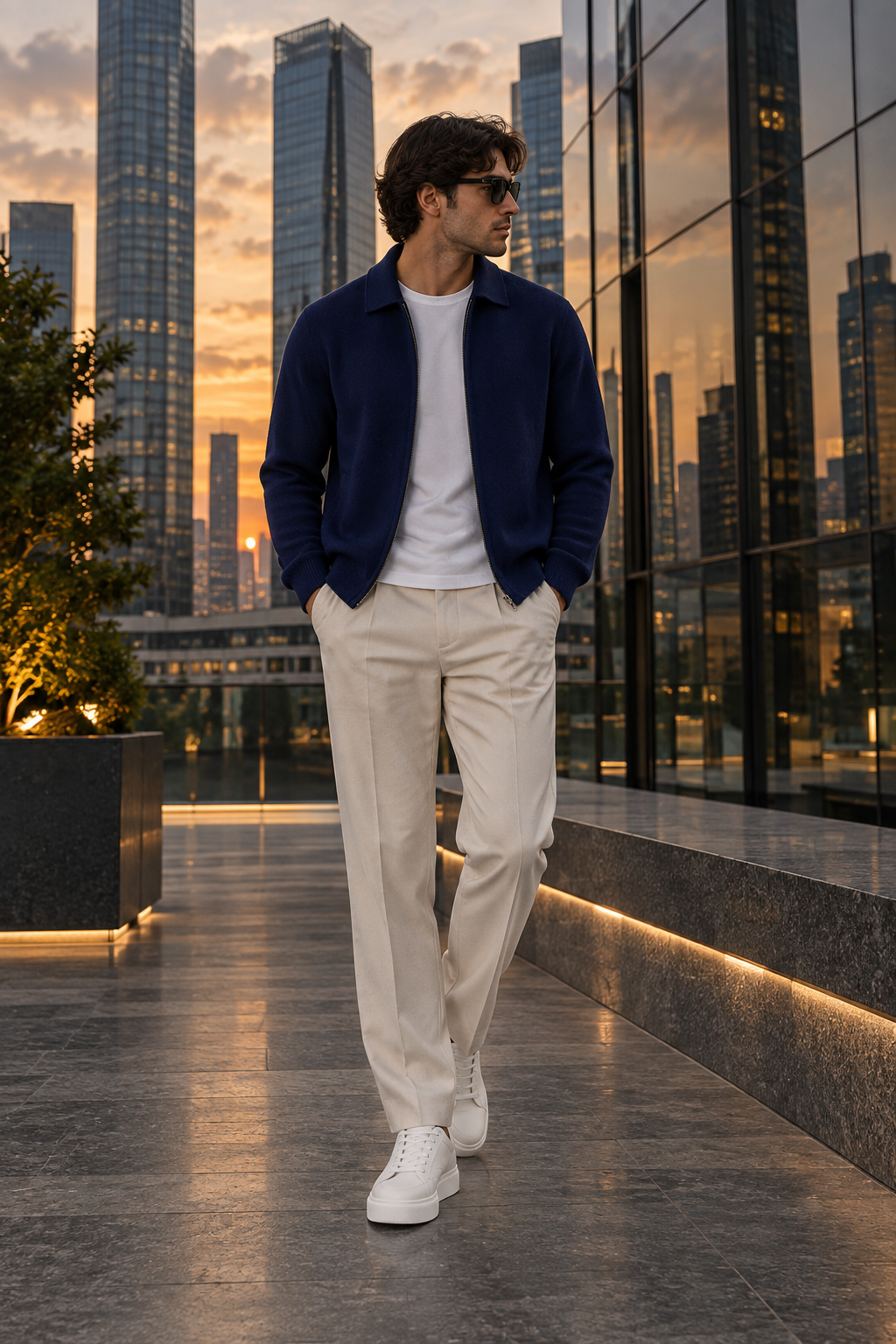 Men's Wool Knit Cardigan
