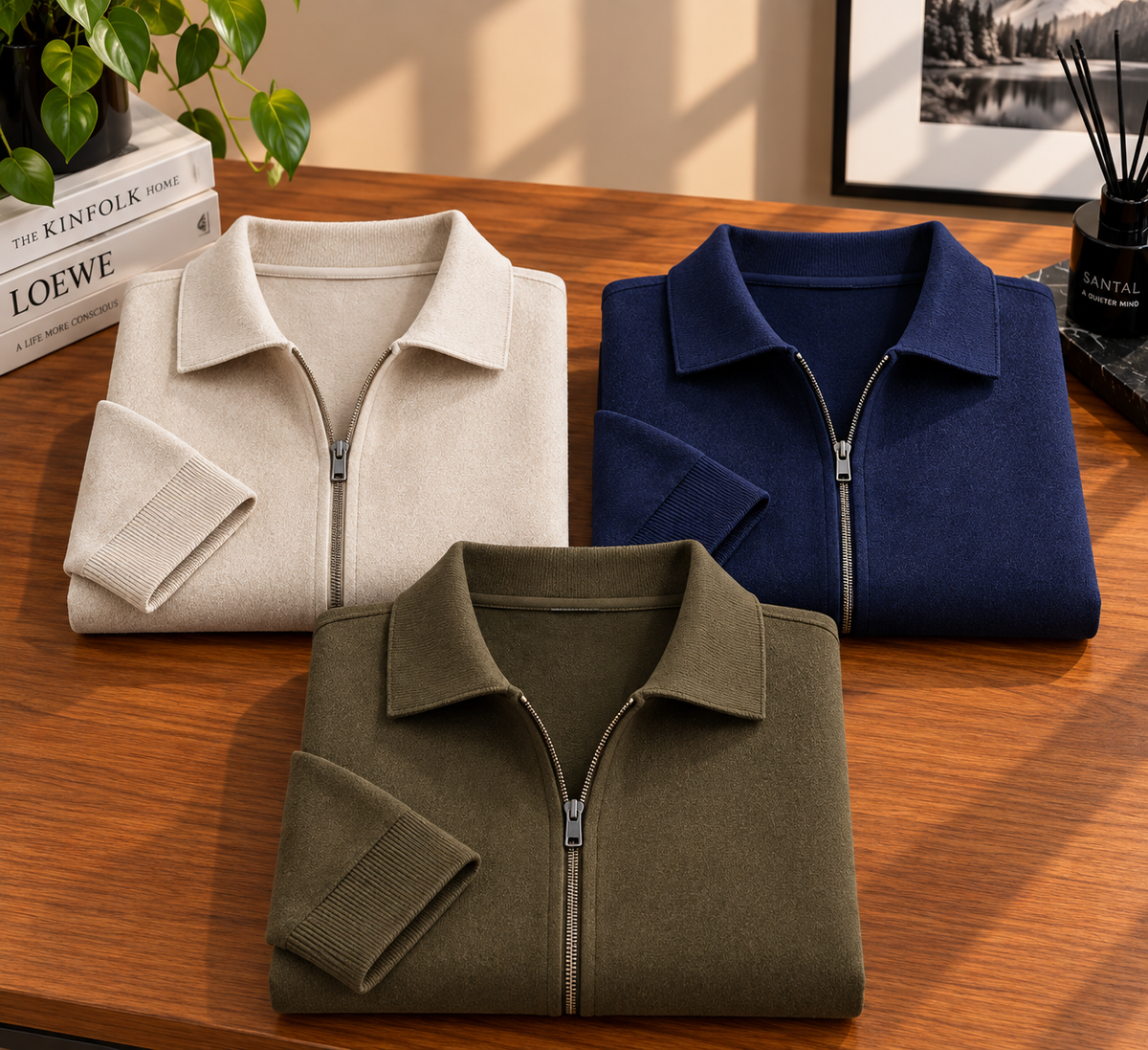 Men's Wool Knit Cardigan