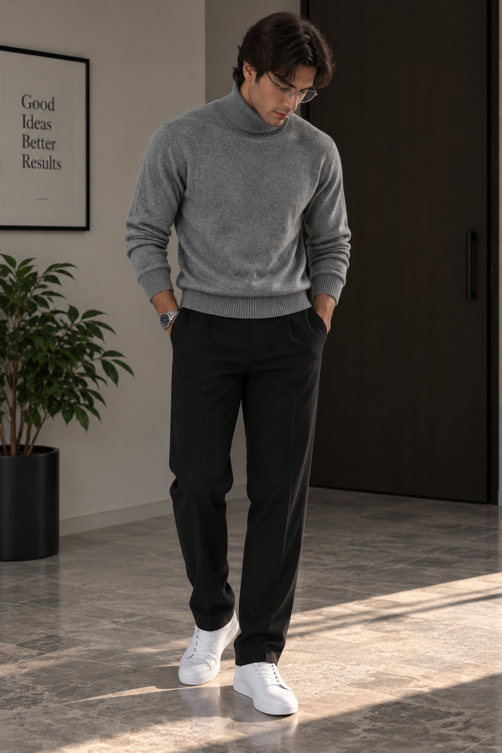 Men's Stylish Thick Knit Sweater