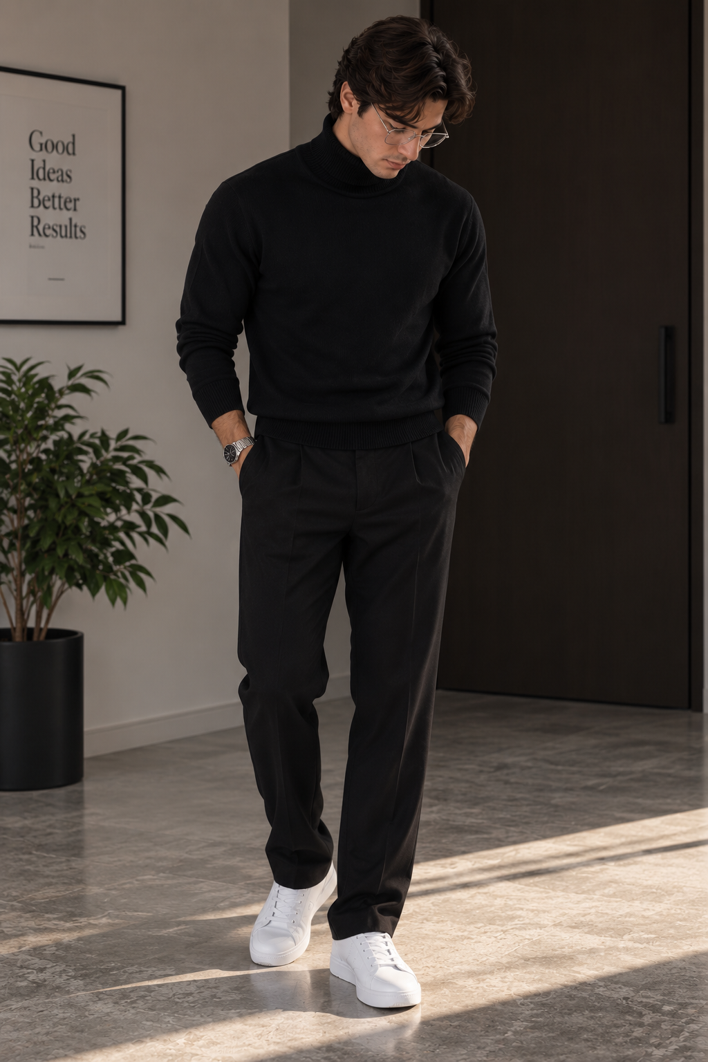 Men's Stylish Thick Knit Sweater