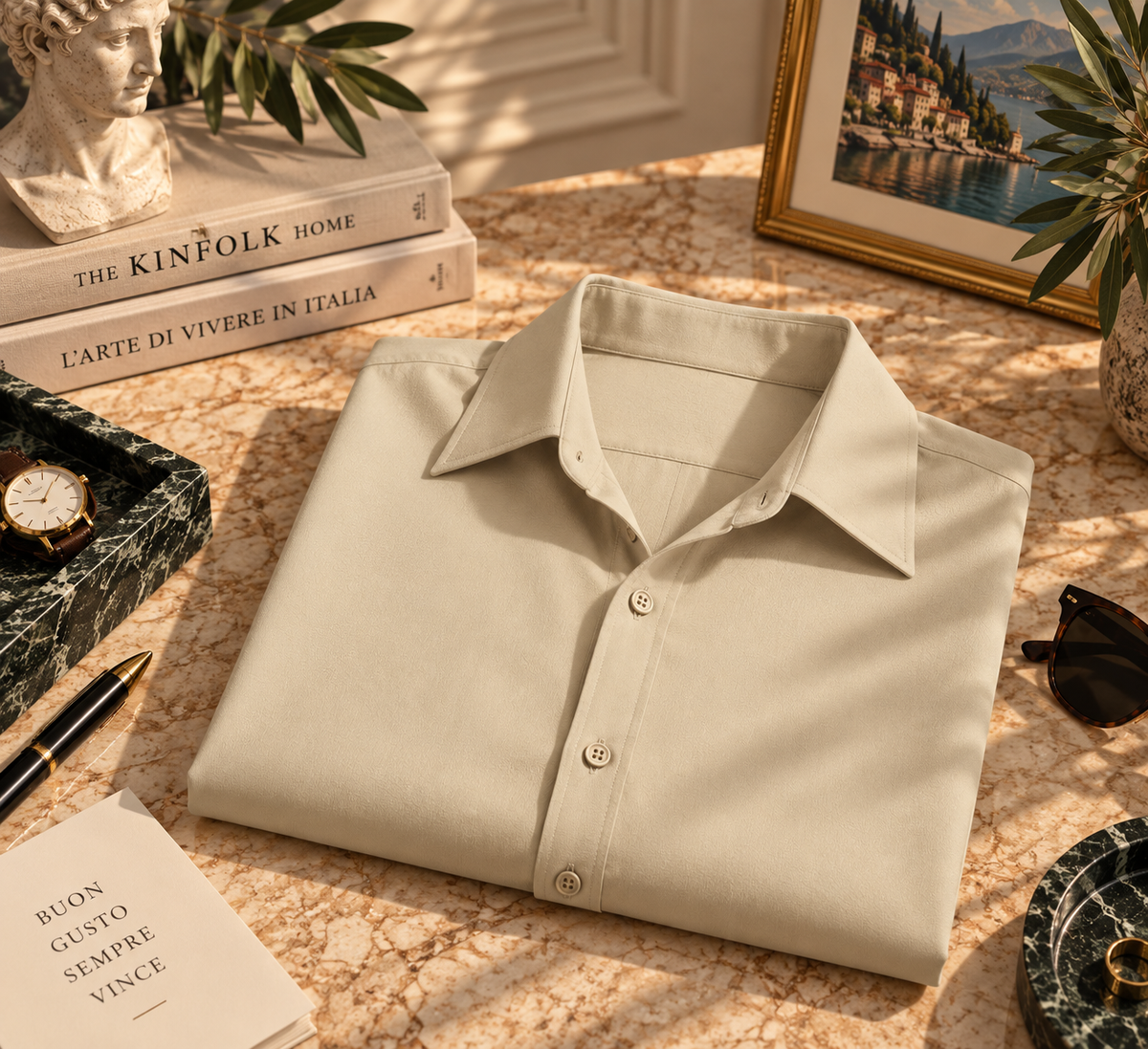 Wrinkle-Free Slim Dress Shirt