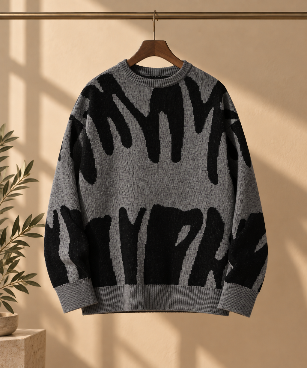 Men's Classic Round Neck Knit Sweater
