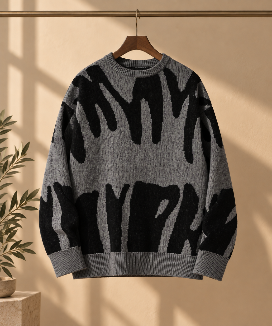 Men's Classic Round Neck Knit Sweater