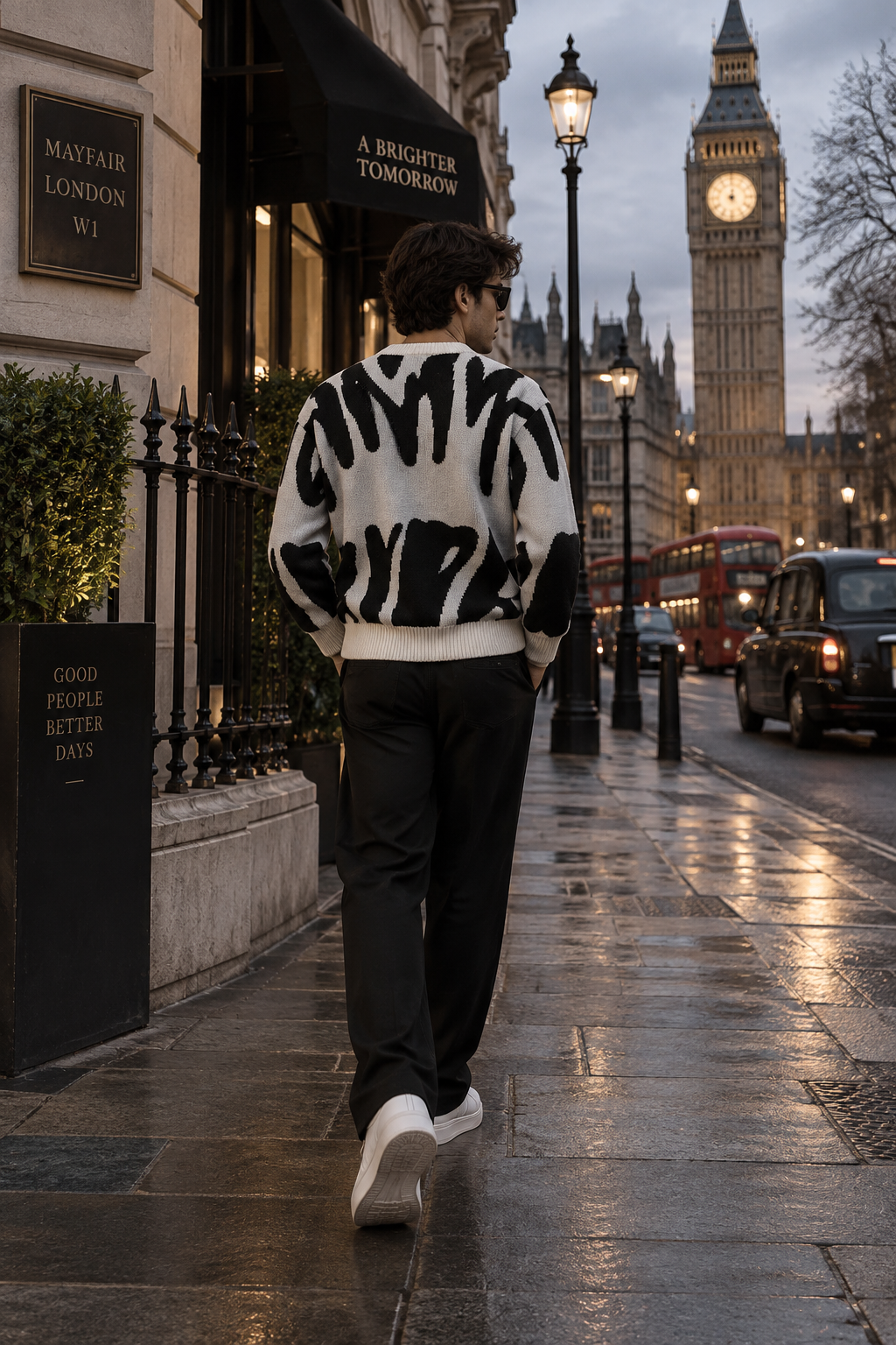 Men's Classic Round Neck Knit Sweater