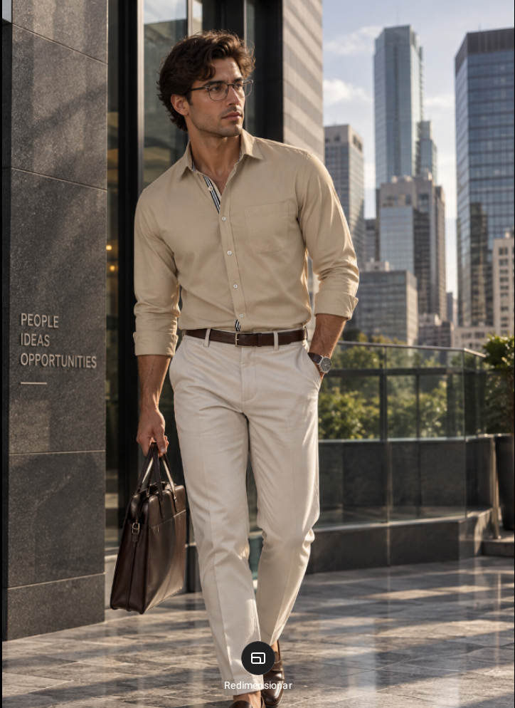 Casual Untucked Dress Shirt